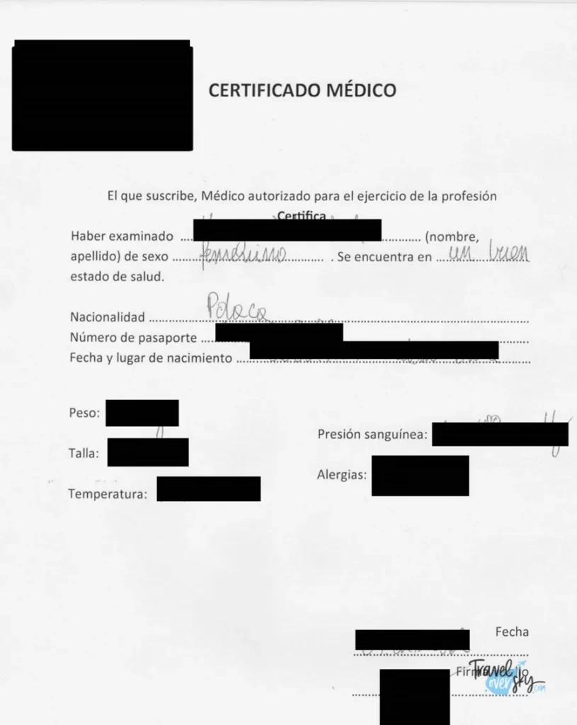 certyfikat-medyczny-dominikana-wiza